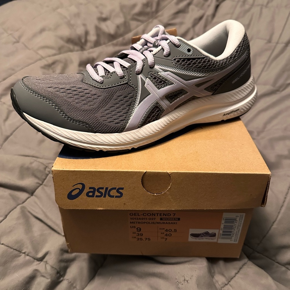 Asics Women's Gel-Contend 7 Charcoal Sneakers